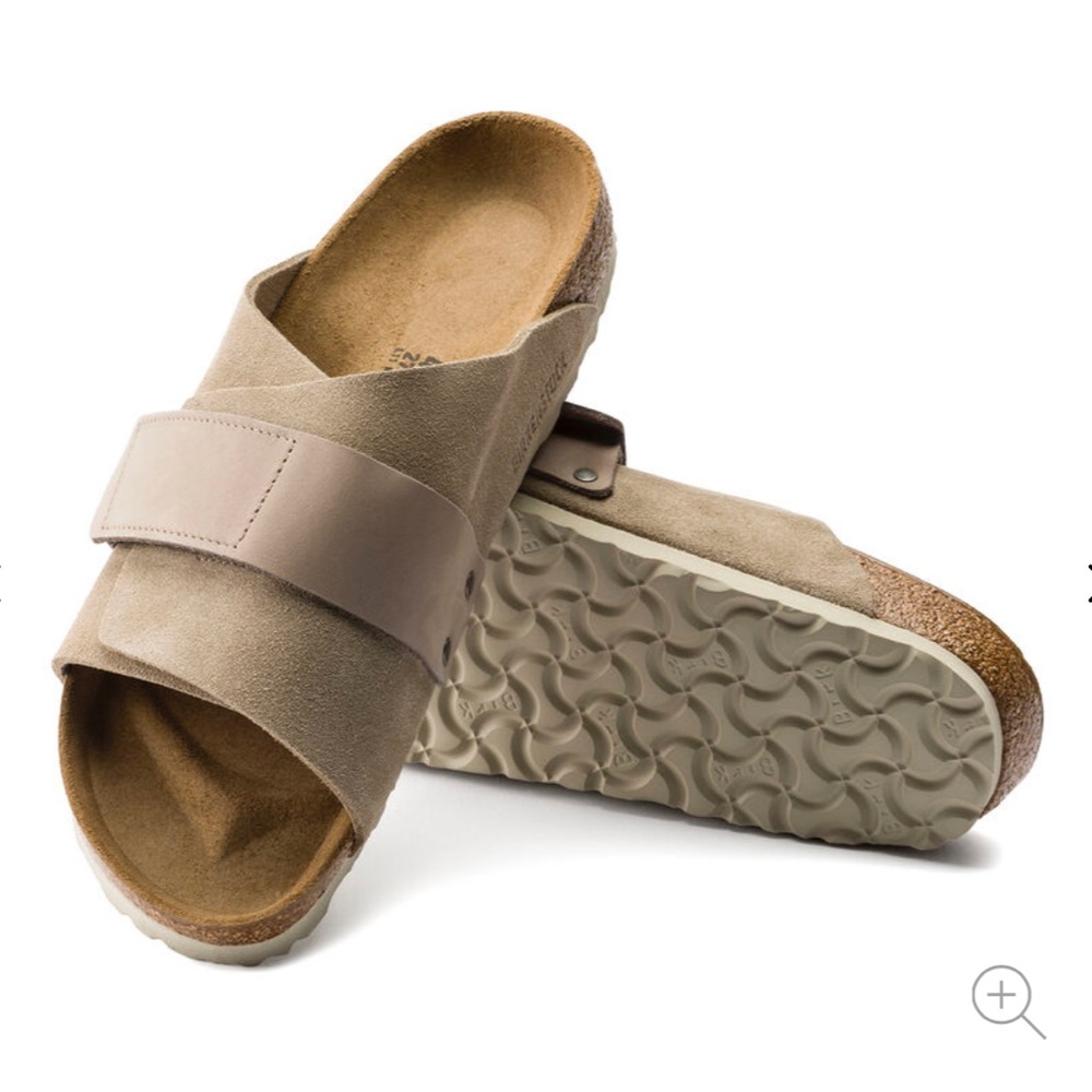 Birkenstock Kyoto Nubuck/Suede Leather Sandals